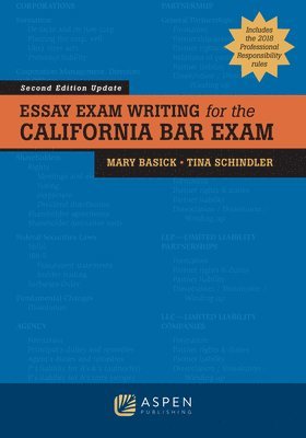 bokomslag Essay Exam Writing for the California Bar Exam