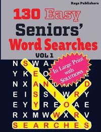 bokomslag 130 Easy SENIORS' Word Searches