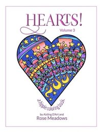 bokomslag Hearts! Volume 3 - A Hippie Coloring Book