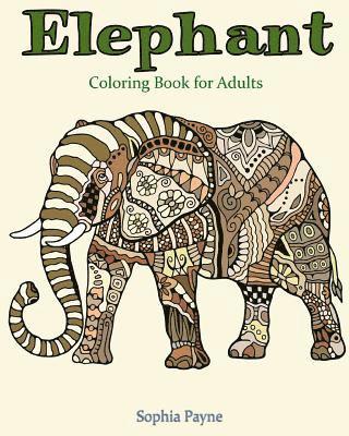 Elephant Coloring Book for Adults 1