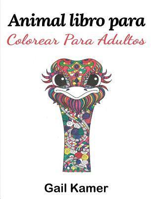 Animal Libro Para Colorear Para Adultos 1