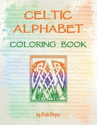 bokomslag Celtic Alphabet Coloring Book