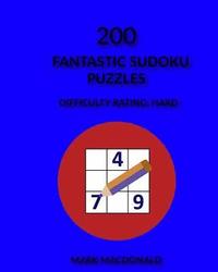 bokomslag 200 Fantastic Sudoku Puzzles: Difficulty Rating Hard