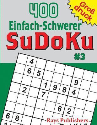 bokomslag 400 Einfach-Schwerer SuDoKu #3