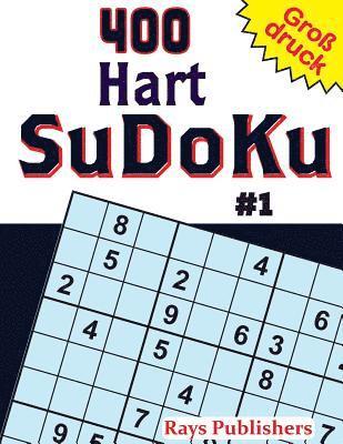 Rays Publishers - 400 Hart SuDoKu #1, Häftad