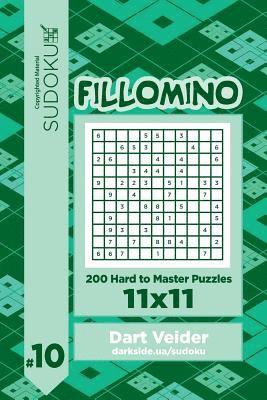 bokomslag Sudoku Fillomino - 200 Hard to Master Puzzles 11x11 (Volume 10)