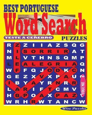 bokomslag BEST PORTUGUESE Word Search Puzzles. VOL.4