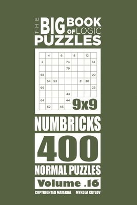 Mykola Krylov - Big Book of Logic Puzzles - Numbricks 400 Normal (Volume 16), Häftad