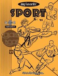 bokomslag My Favorite Sport Coloring Book