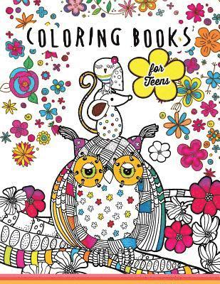 Coloring books for teens: Kawaii Doodle Pattern Inspirational Coloring Books for Adutls 1