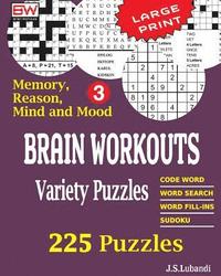 bokomslag BRAIN WORKOUTS Variety Puzzles 3