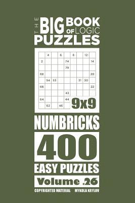 Mykola Krylov - Big Book of Logic Puzzles - Numbricks 400 Easy (Volume 26), Häftad