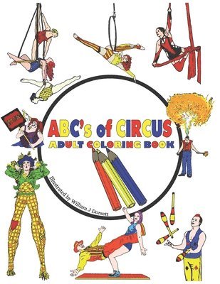 ABC's of Circus Adult Coloring Book 1