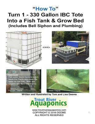 How to Turn 1 tote into a Fish Tank & Grow bed 1