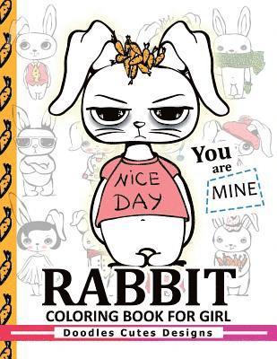 bokomslag Rabbit Coloring Books for girls: Coloring Books for Boys, Coloring Books for Girls 2-4, 4-8, 9-12, Teens & Adults