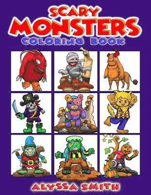 Scary Monsters Coloring Book