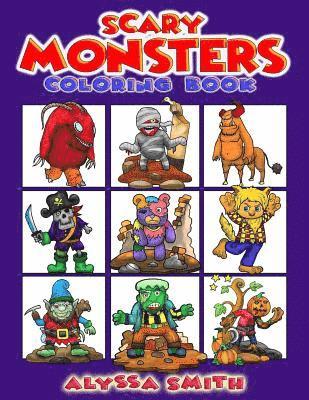 Scary Monsters Coloring Book 1