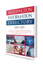 Cq Press, CQ Press,, CQ Press - Washington Information Directory 2018-2019, Inbunden