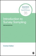 bokomslag Introduction to Survey Sampling