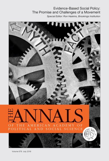 Ron haskins - ANNALS of the American Academy of Political and Social Science, Häftad