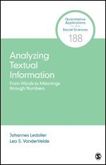 Analyzing Textual Information 1