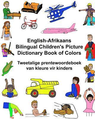 bokomslag English-Afrikaans Bilingual Children's Picture Dictionary Book of Colors Tweetalige prentewoordeboek van kleure vir kinders