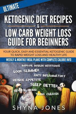 Shyna Jones - Ketogenic Diet Recipes Cookbook & Low Carb Weight Loss Guide for Beginners, Häftad