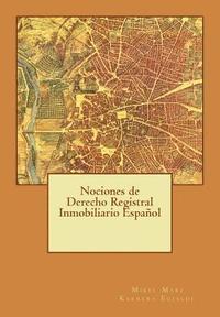 bokomslag Nociones de Derecho registral inmobiliario español