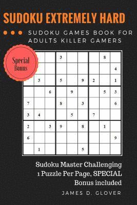 bokomslag SUDOKU Advance: Extremely Hard Puzzle Sudoku Games Book for Adults Killer Gamers