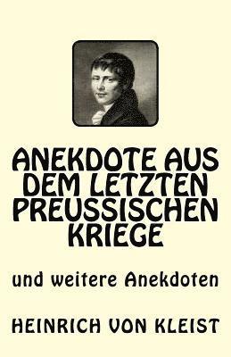 bokomslag Anekdote aus dem letzten preussischen Kriege: und weitere Anekdoten