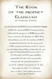 bokomslag book of the prophet Elahavah