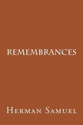 bokomslag Remembrances