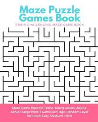 bokomslag Maze Puzzle Games Book