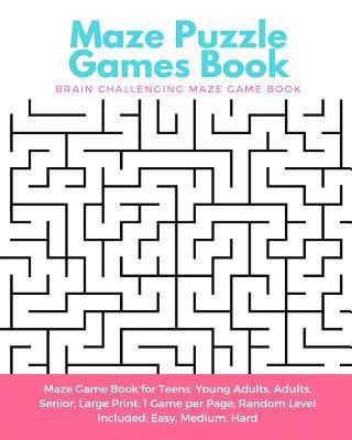 bokomslag Maze Puzzle Games Book