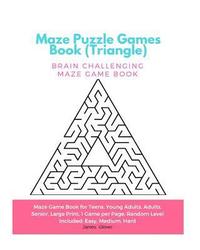 bokomslag Maze Puzzle Games Book (Triangle)