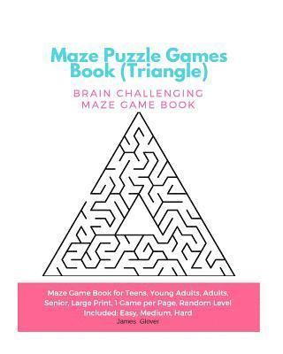 Maze Puzzle Games Book (Triangle) 1
