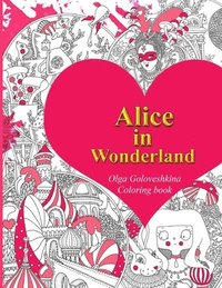 bokomslag Alice in Wonderland Coloring Book