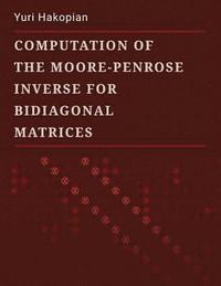 bokomslag Computation of the Moore-Penrose Inverse for Bidiagonal Matrices