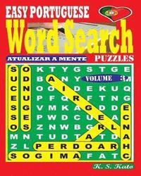 bokomslag EASY PORTUGUESE Word Search Puzzles. Vol. 3