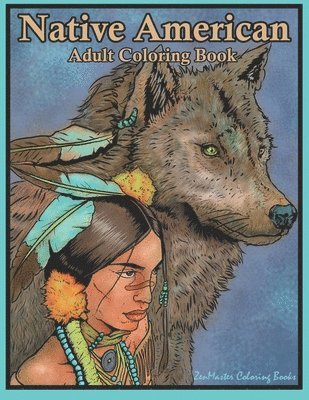 bokomslag Native American Adult Coloring Book