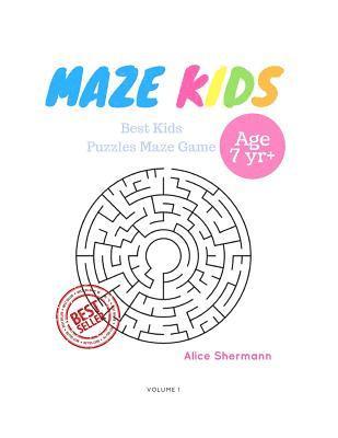 bokomslag Kids Mazes Age 7+: 50 Best Kids Puzzles Maze Game, Maze For Kids, Children Maze Brain Training Game, Children Mazes Age 7+ Volume 3