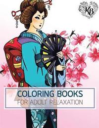 bokomslag PRINCESS KIMONO Japan Dress Design Women Fashion Coloring Book: Anti stress Adults Coloring Book to Bring You Back to Calm & Mindfulness