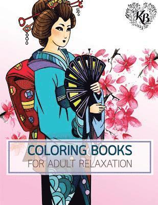 PRINCESS KIMONO Japan Dress Design Women Fashion Coloring Book: Anti stress Adults Coloring Book to Bring You Back to Calm & Mindfulness 1