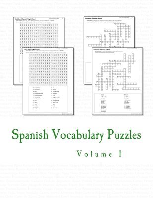 bokomslag Spanish Vocabulary Puzzles - Volume 1