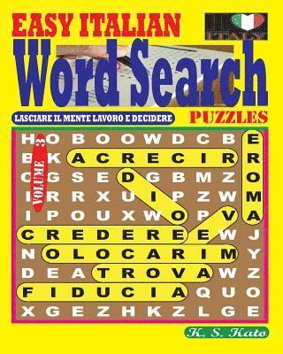 bokomslag EASY ITALIAN Word Search Puzzles. Vol. 3