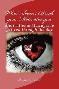 bokomslag What doesn't Break you, Motivates you: Motivational Messages to get you through the day