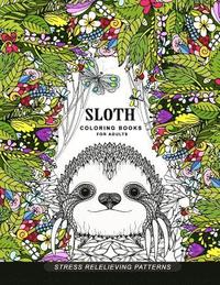 bokomslag Sloth coloring book for adults: (Animal Coloring Books for Adults)