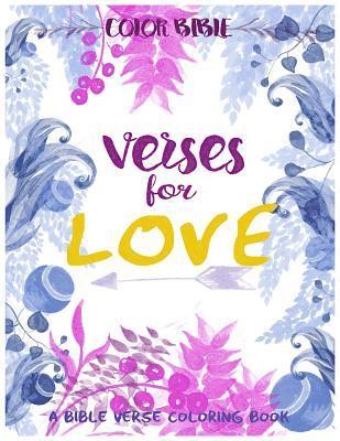 Inspirational Coloring Books, V. Art - Color BiBle: Verse for Love: A Bible Verse Coloring Book, Häftad