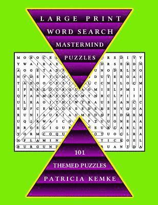 Large Print Word Search Mastermind Puzzles 1