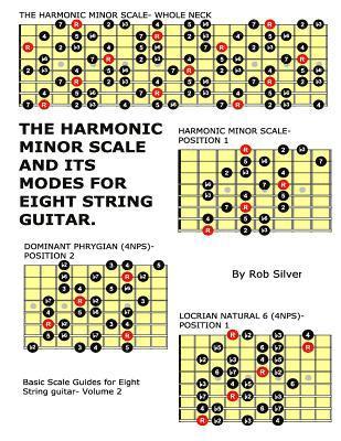 Rob Silver - The Harmonic Minor Scale and its Modes for Eight String Guitar, Häftad